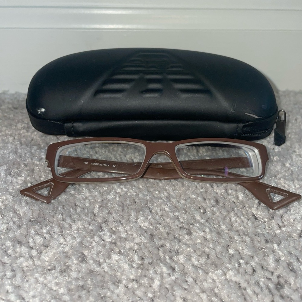 Emporio Armani Brown Glasses